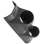 Autometer 95-98 Nissan 240SX 52mm Black Dual Gauge Pod; 1995-1998