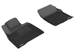 3D MAXpider 2008-2011 Lexus/Toyota LX/Land Cruiser Kagu 1st Row Floormat - Black; 2008-2011