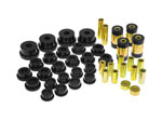 Prothane 95-99 Mitsubishi Eclipse Rear Upper/Lower Control Arm Bushings - Black; 1995-1999