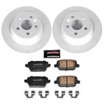 Power Stop 07-11 Volvo S80 Rear Z23 Evolution Sport Coated Brake Kit; 2007-2011