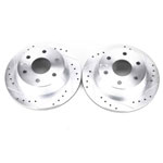 Power Stop 03-05 Chevrolet Astro Rear Evolution Drilled & Slotted Rotors - Pair; 2003-2005