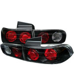 Spyder Acura Integra 4Dr Altezza Tail Lights - Black - (ALT-YD-AI94-4D-BK); 1994-2001