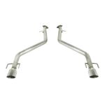 Remark 14-16 Lexus IS200T/IS300/IS350 Axle Back Exhaust w/Single Stainless Tip; 2014-2016