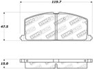 StopTech Sport Brake Pads Toyota MR2 Base, Front