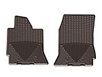 WeatherTech 2014+ Chevrolet Corvette Front Rubber Mats - Cocoa; 2014-2023