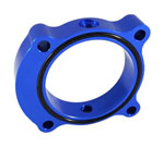 Torque Solution Throttle Body Spacer Hyundai Sonata 2.0T - Blue