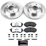 Power Stop 94-96 Nissan 240SX Front Z26 Street Warrior Brake Kit; 1994-1996