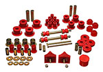 Energy Suspension 66-76 Chrysler A Body - Dart/Demon/Duster/Valiant Red Hyper-flex Master Bushing Se; 1966-1976