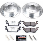 Power Stop 06-10 Hummer H3 Rear Z36 Truck & Tow Brake Kit; 2006-2010