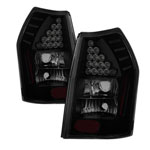 xTune Dodge Magnum 05-08 LED Tail Lights - Black Smoked ALT-JH-DMAG05-LED-BSM; 2005-2008