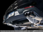 AWE Tuning Porsche Panamera Base 3.6L 2/4 Touring Edition Exhaust - Chrome Silver Tips; 2011-2013