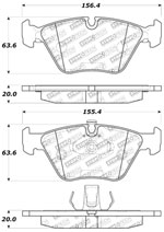 StopTech Sport Brake Pads BMW 525i, Front