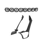 KC HiLiTES 21+ Jeep Wrangler 4xe Gravity LED Pro6 - 50in Light Bar Kit (Light Bar + Overhead Mount); 2021-2023