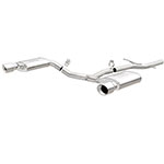 Magnaflow 2015 Audi Allroad 2.0L Touring Dual Spilt Rear Exit 2.5in 4in Tip SS C/B Perf Exhaust; 2015-2015