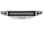 N-Fab M-RDS Front Bumper 06-17 Toyota FJ Cruiser - Tex. Black w/Silver Skid Plate