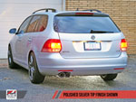 AWE Tuning VW Jetta Base 2.5L Touring Edition Exhaust - Diamond Black Tips; 2007-2007