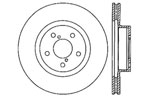 StopTech Subaru Legacy Sport Cross Drilled Brake Rotor, Front Left