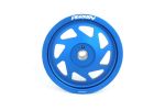 Perrin 19-21 Subaru WRX / 16-18 Forester Lightweight Crank Pulley (FA/FB Engines w/Large Hub) - Blue; 2019-2021