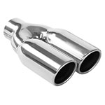 MagnaFlow Tip 1-Pk Dual Rnd Re DW 3x10 2.2