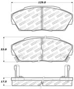 StopTech Sport Brake Pads Honda Prelude 2.0 Si, Front