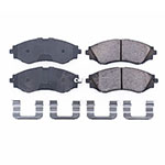 Power Stop 04-11 Chevrolet Aveo Front Z17 Evolution Ceramic Brake Pads w/Hardware; 2004-2011