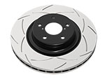 DBA 15-19 Porsche Macan S (w/350mm Front Rotor) Front 4X4 Survival Street Slotted Rotor