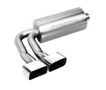 Gibson 88-93 Chevrolet C1500 Cheyenne 5.7L 2.5in Cat-Back Super Truck Exhaust - Stainless; 1988-1993