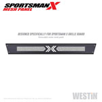 Westin 15-19 Ford F-150/14-20 Toyota Tundra Sportsman X Mesh Panel - Textured Black; 2015-2019