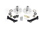 UMI Performance 78-88 GM G-Body C5/C6 Front Brake Conversion Hubs Bearings Bracket Kit; 1978-1988