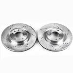 Power Stop 04-11 Mazda RX-8 Front Evolution Drilled & Slotted Rotors - Pair; 2004-2011