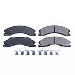 Power Stop 2011 GMC Sierra 2500 HD Front or Rear Z17 Evolution Ceramic Brake Pads w/Hardware; 2011-2011