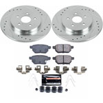 Power Stop 11-17 Lexus CT200h Rear Z23 Evolution Sport Brake Kit; 2011-2017