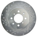 StopTech Honda Civic Select Sport Drilled/Slotted Rotor, Front Right