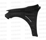 Seibon Carbon Fiber Wide Style 10mm Wider Fenders (Pair) Scion Tc; 2005-2010