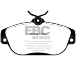 EBC 91-93 Volvo 740 2.3 (ABS) (Girling) Redstuff Front Brake Pads; 1991-1993