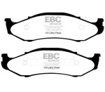 EBC 97-99 Jeep Cherokee 2.5 82mm High Rotors Yellowstuff Front Brake Pads; 1997-1999