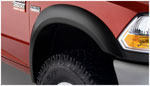 Bushwacker 10-18 Dodge Ram 2500 Extend-A-Fender Style Flares 2pc - Black; 2010-2018