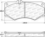 StopTech Street Brake Pads Mercedes-Benz G500, Front