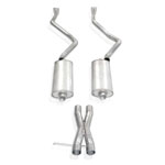 Stainless Works Chevy Tahoe/Yukon Exhaust 2.5" Performance Connect with X-Pipe; 2007-2014