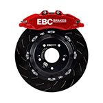 EBC Racing 20-23 Volkswagen Golf R Red Apollo-6 Calipers 380mm Rotors Front Big Brake Kit; 2020-2023