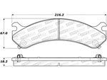 StopTech Street Brake Pads GMC Sierra 2500 HD, Front; 2001-2010