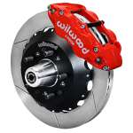 Wilwood 55-57 Chevy Bel Air Superlite 6R Kit, 5 x 4.50in/4.75in Hub - 12.88in Slotted - Red; 1955-1957