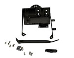 Kentrol 76-86 Jeep CJ Battery Tray with support arm - Powdercoat Black; 1976-1986