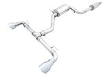 AWE 2022 VW GTI MK8 Touring Edition Exhaust - Chrome Silver Tips; 2022-2022