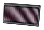 K&N Replacement Panel Air Filter for 2014-2015 Infiniti Q50 3.5L/3.7L V6 (2 Required); 2014-2015