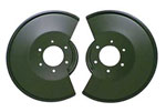 Omix Disc Brake Dust Shields 78-86 Jeep CJ Models; 1978-1986