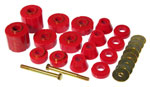 Prothane 75-79 GM 1/2 / 3/4 / 1T 2/4wd Body Mount - Red; 1975-1979