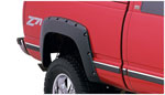 Bushwacker 88-99 Chevy C1500 Pocket Style Flares 2pc - Black; 1988-1999