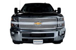 Putco 15-19 Chevy Silverado HD Punch Stainless Steel Grilles; 2015-2019