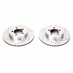 Power Stop 67-72 Dodge Dart Front Evolution Drilled & Slotted Rotors - Pair; 1967-1972